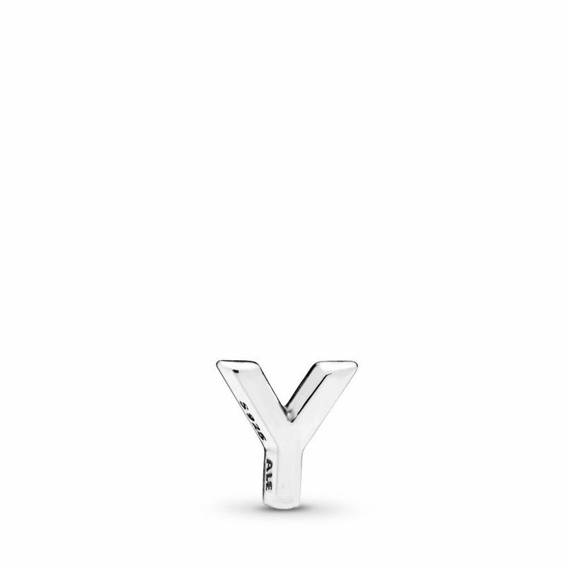 Pandora Australia Letter Y Petite Locket Charm - Sterling Silver | TDNBKO485